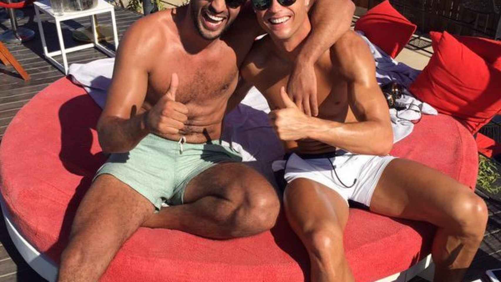 Ronaldo y Badr Hari disfrutan de sus ratos en Marrakech