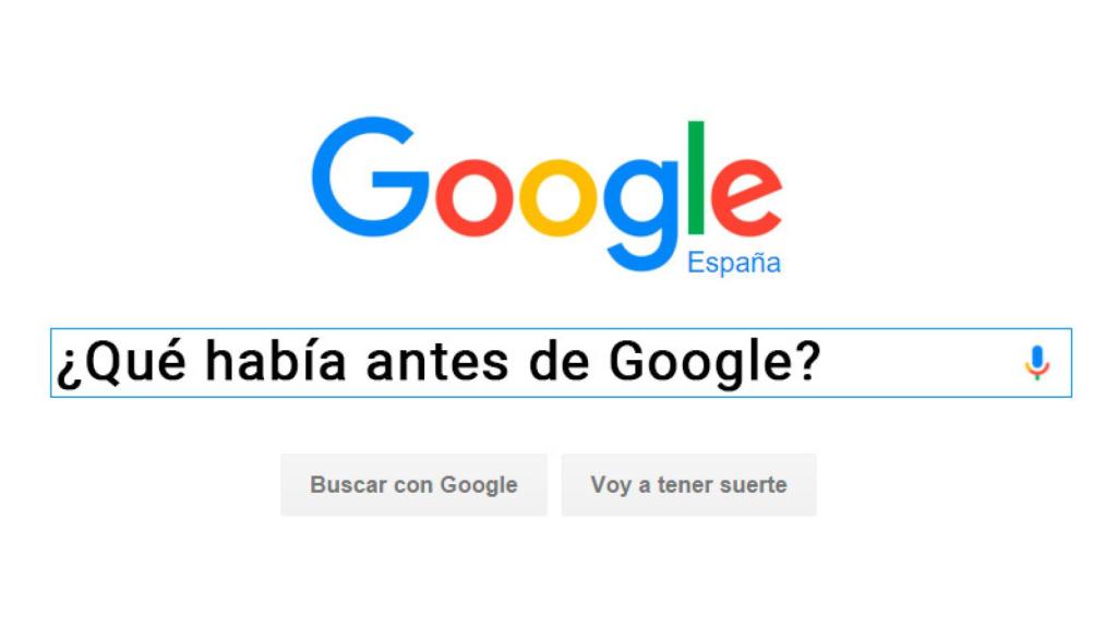 antes de Google