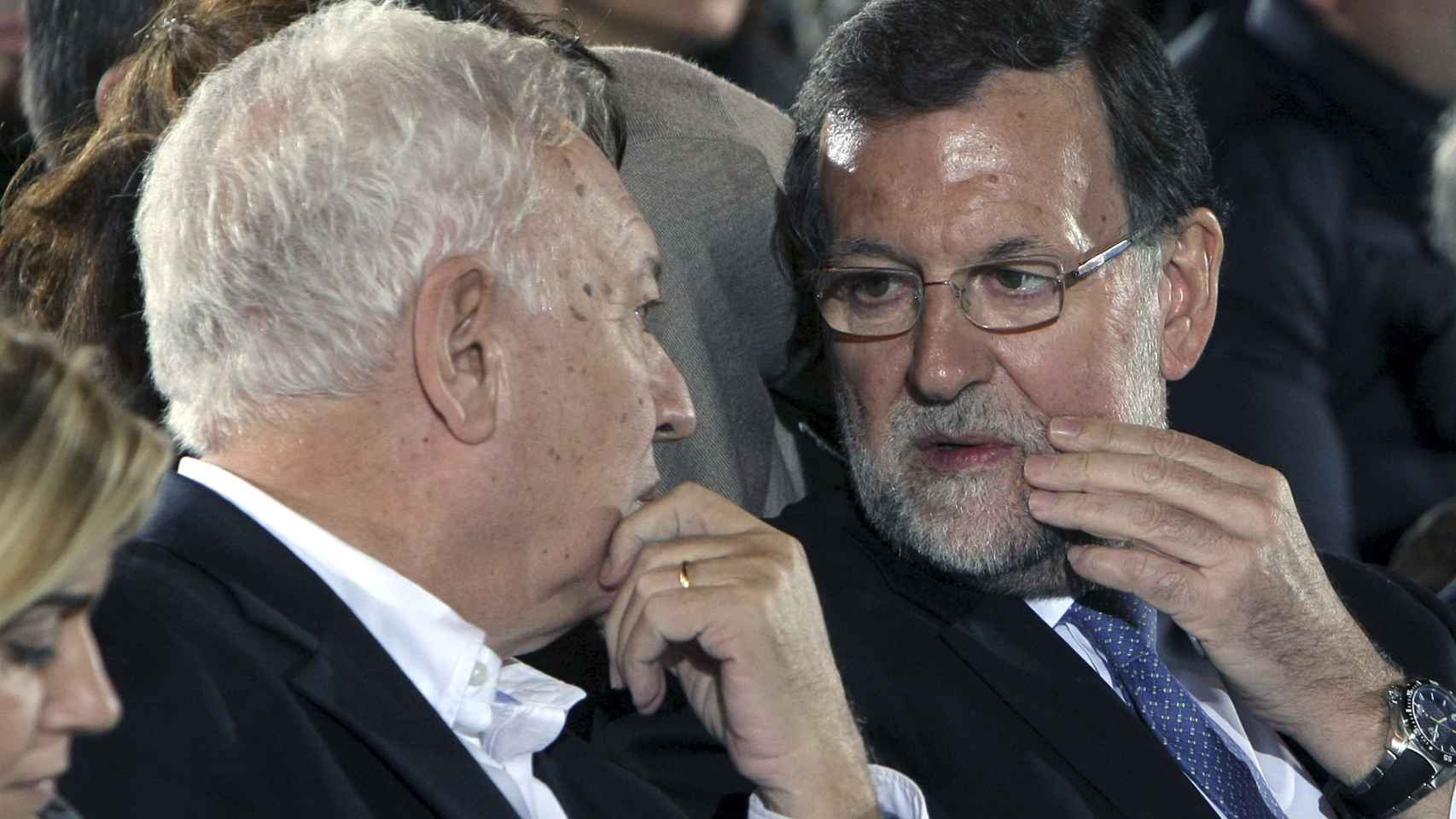 Rajoy con Margallo.