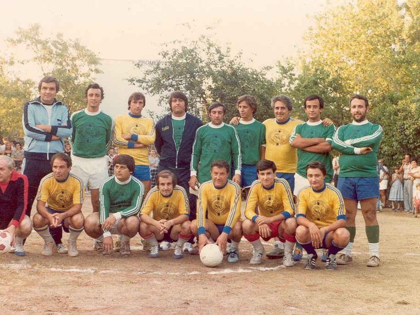 García jugó un partido de fútbol en Torrelodones varios años antes del mitin