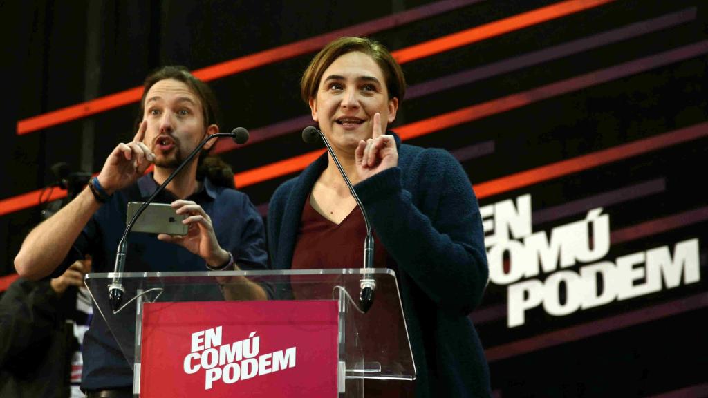 Colau y Rivera, en Badalona