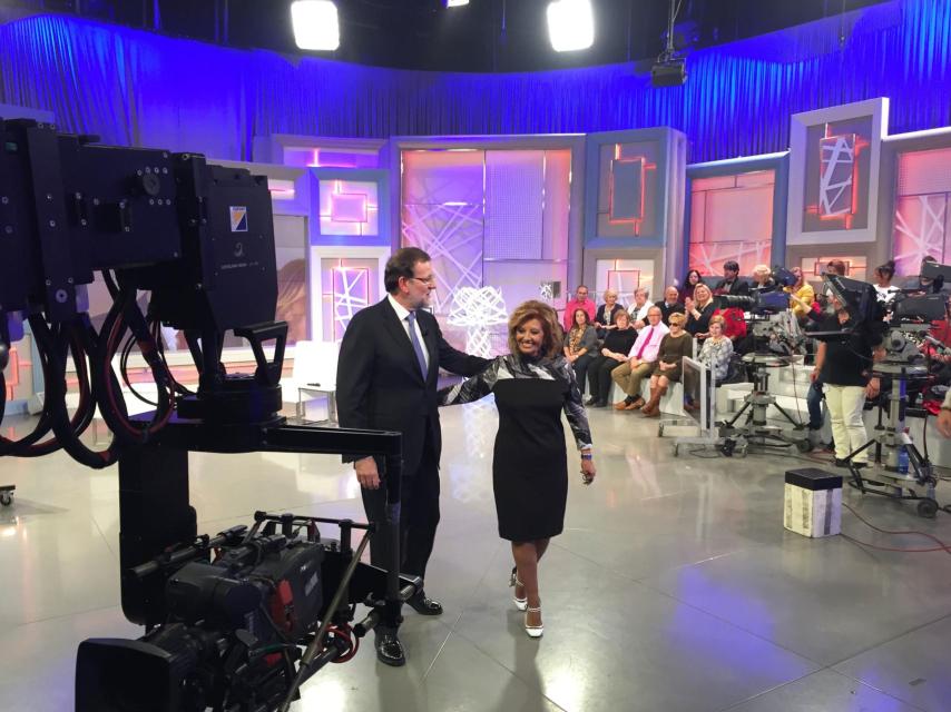 Mariano Rajoy, en el programa Qué tiempo tan feliz de María Teresa Campos.