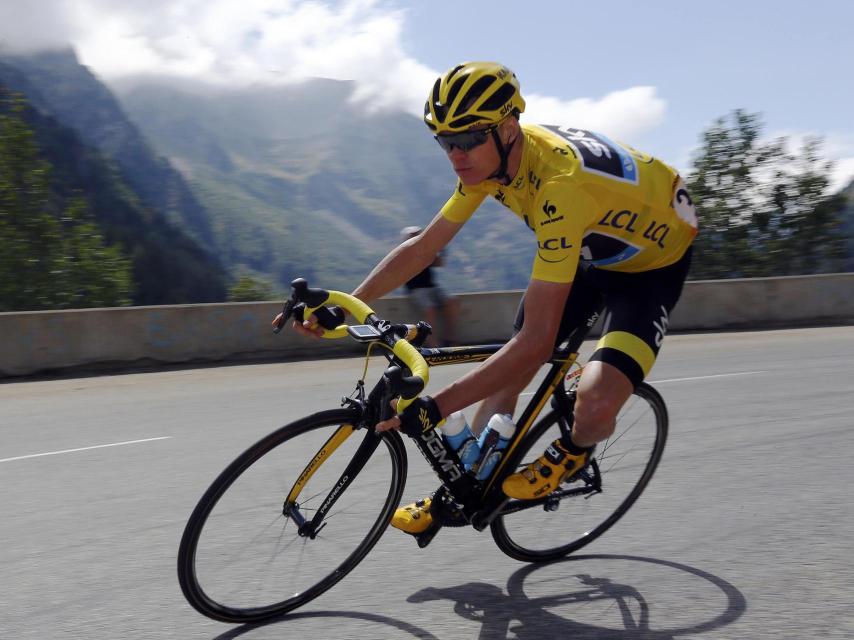 Froome en una etapa del Tour de Francia.