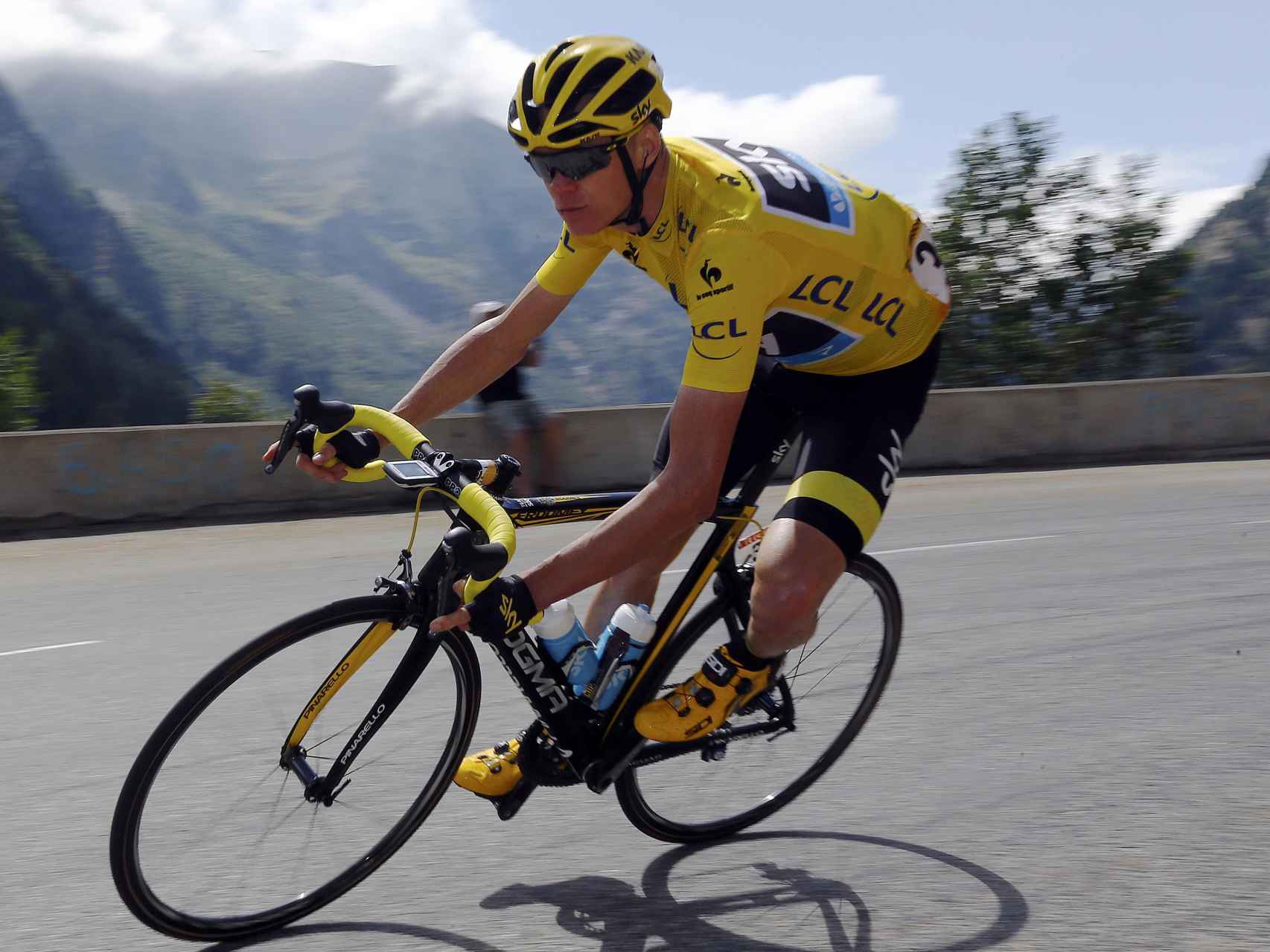 Froome en una etapa del Tour de Francia.