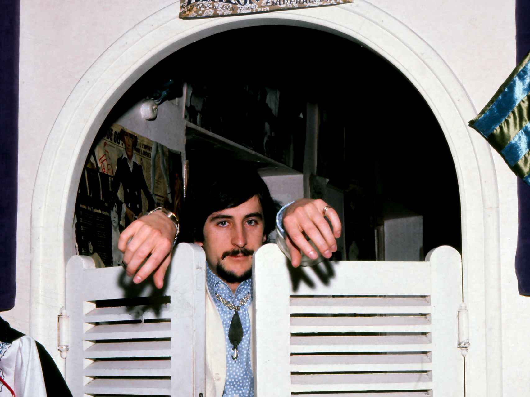 Juan Pardo en 1975 en su casa.