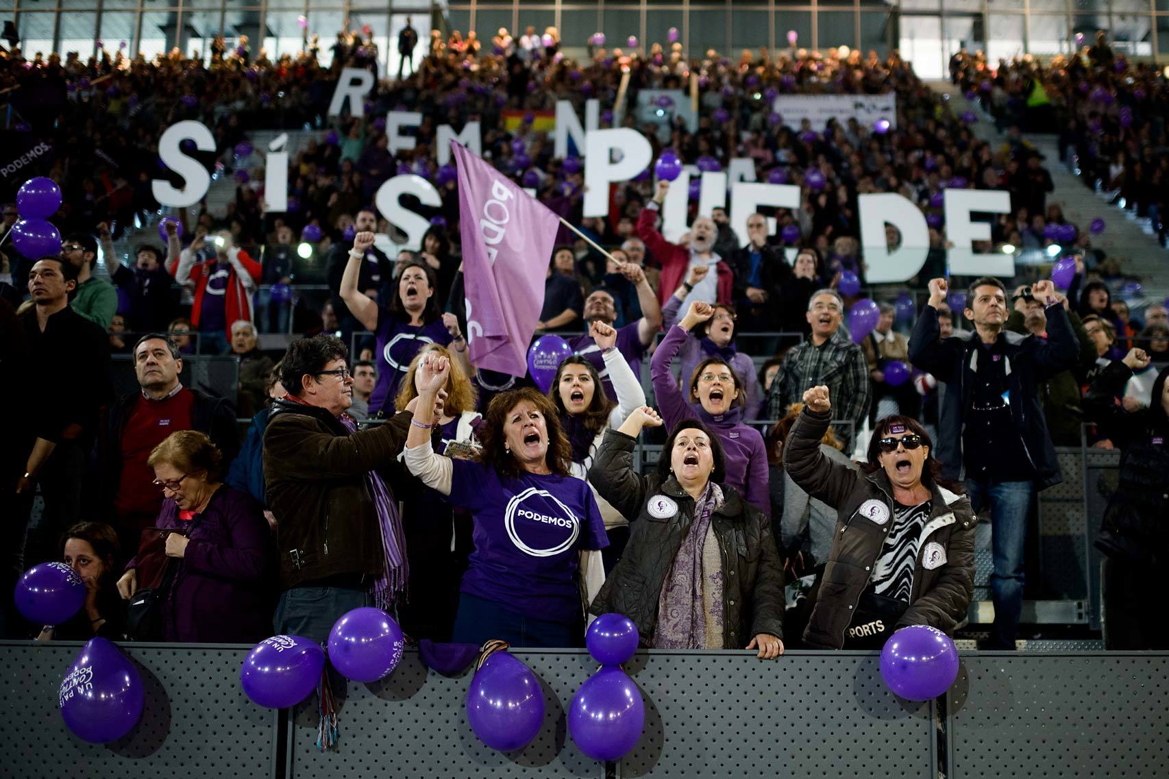El lema de Podemos uq