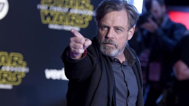 Mark Hamill en la premiere de 'El despertar de la Fuerza' en Los Ángeles (Disney)