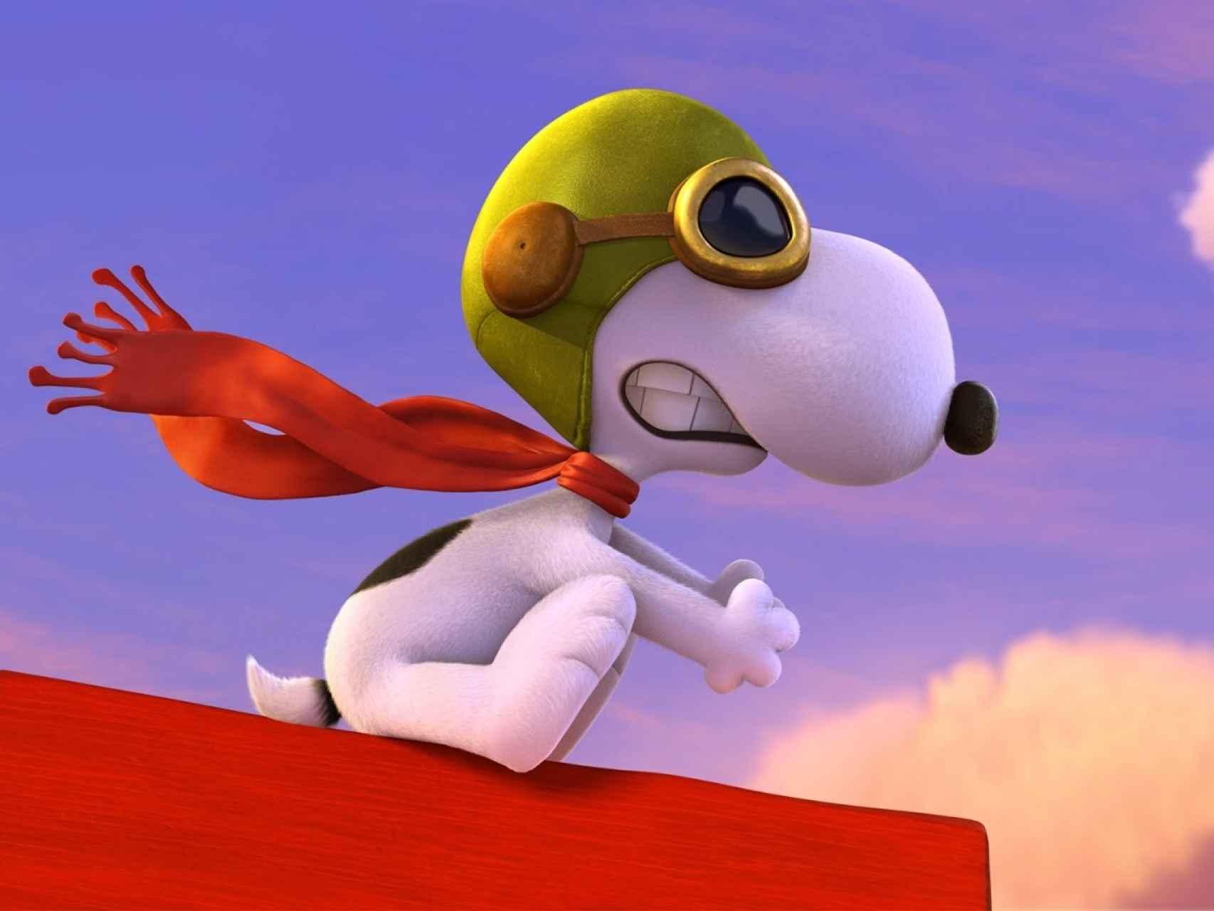 Snoopy, en un fotograma del filme