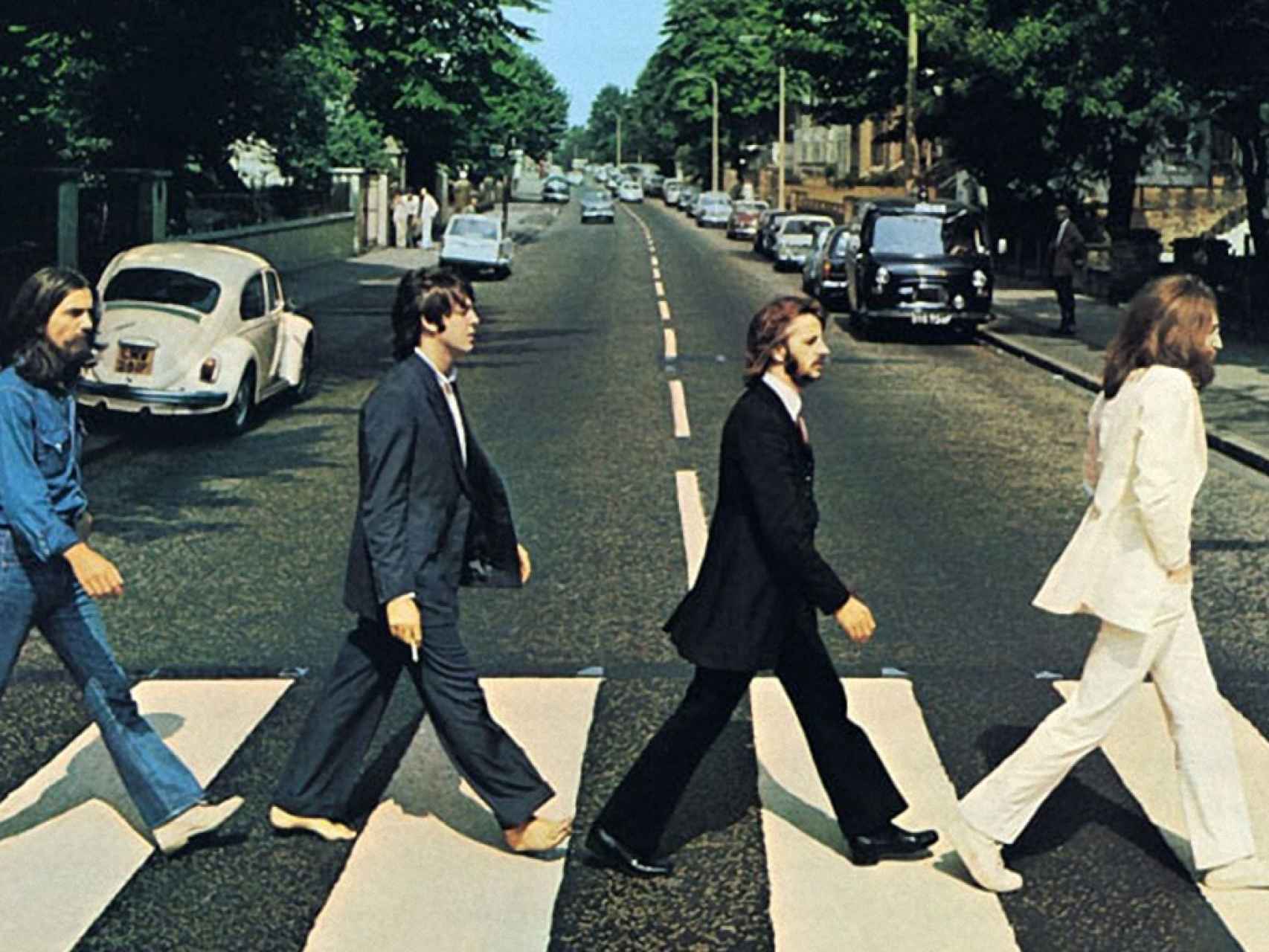 The Beatles, en la imagen de la célebre portada de Abbey Road