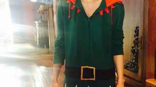Taylor Swift vestida de elfo navideño el 24 de diciembre