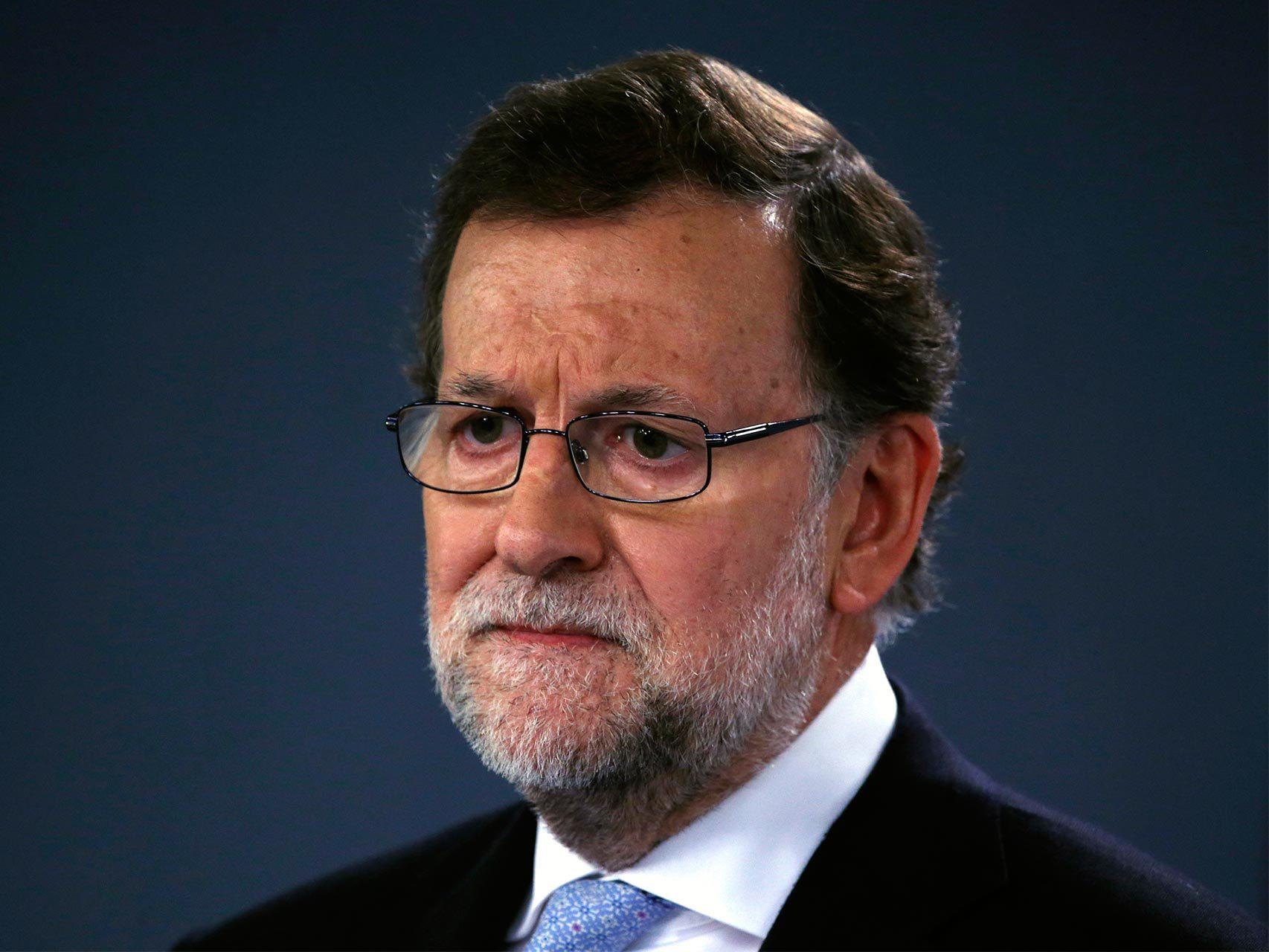 Rajoy, durante su comparecencia en Moncloa.