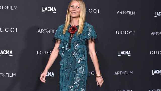 Gwyneth Paltrow en la gala  Art+Film del LACMA viste look de Gucci