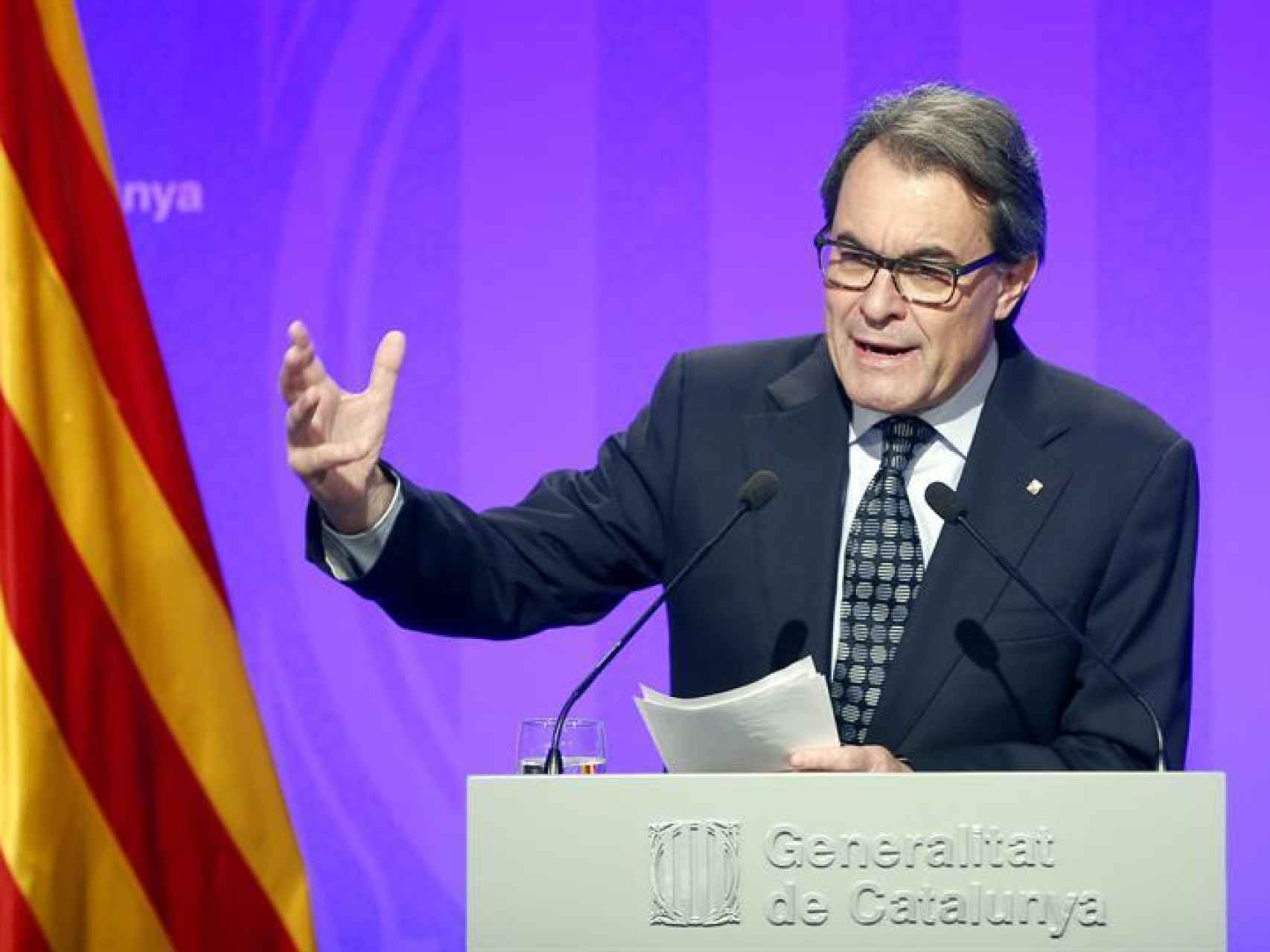 El presidente de la Generalitat en funciones/EFE/Andreu Dalmau