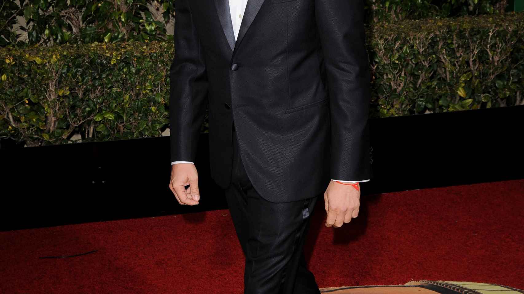 Leonardo DiCaprio en la alfombra roja de los Globos de Oro