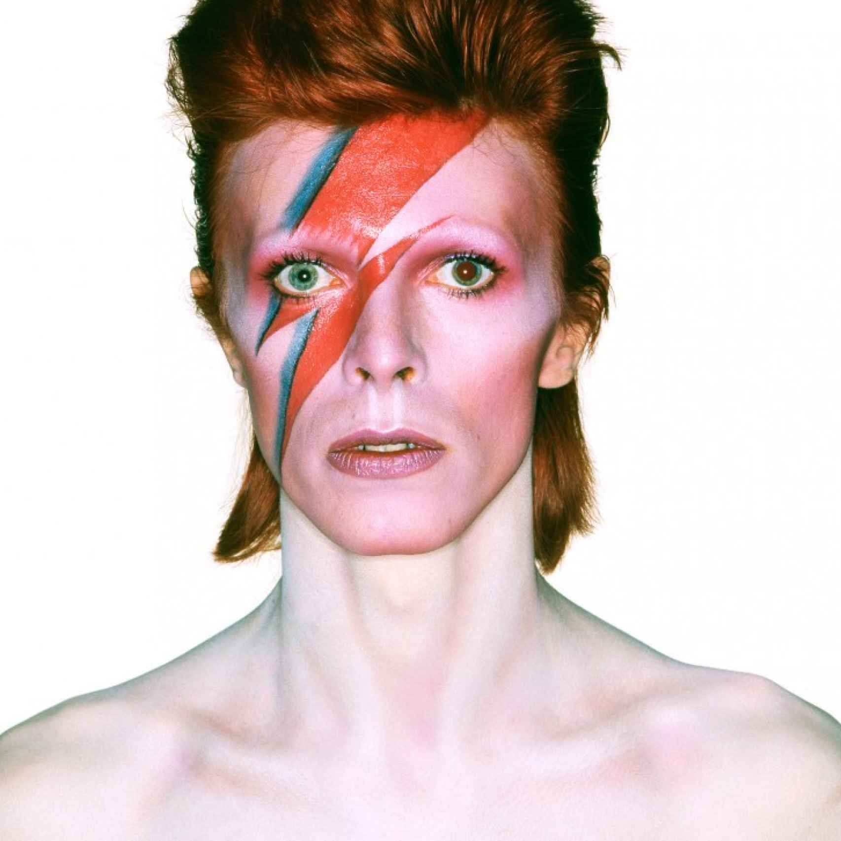 Bowie con rayo, referente de la cultura pop.
