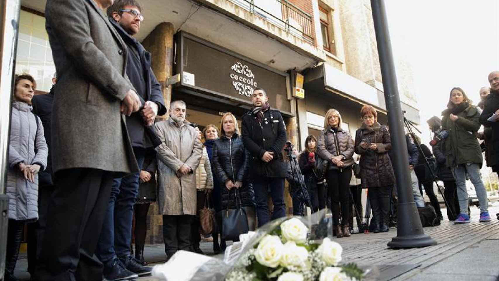 El homenaje el pasado 11 de enero en Vitoria a Jesús Velasco sin la presencia de sus familiares.