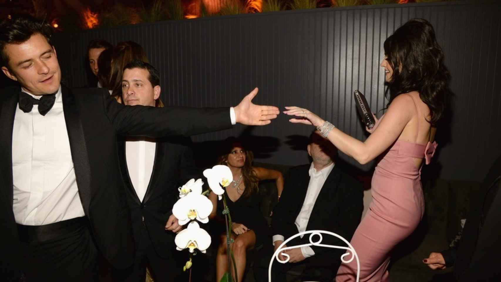 Orlando Bloom baila con Katy Perry en la postfiesta de los Globos de Oro