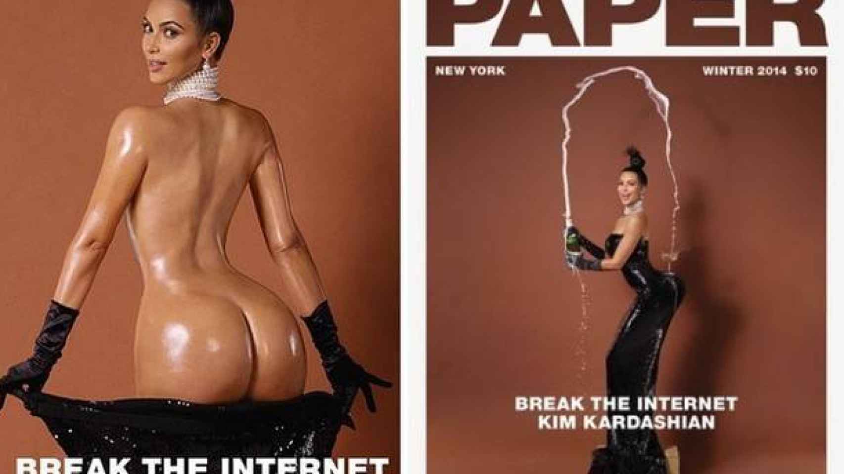 El famoso trasero de Kim Kardashian ha sido portada de varias revistas