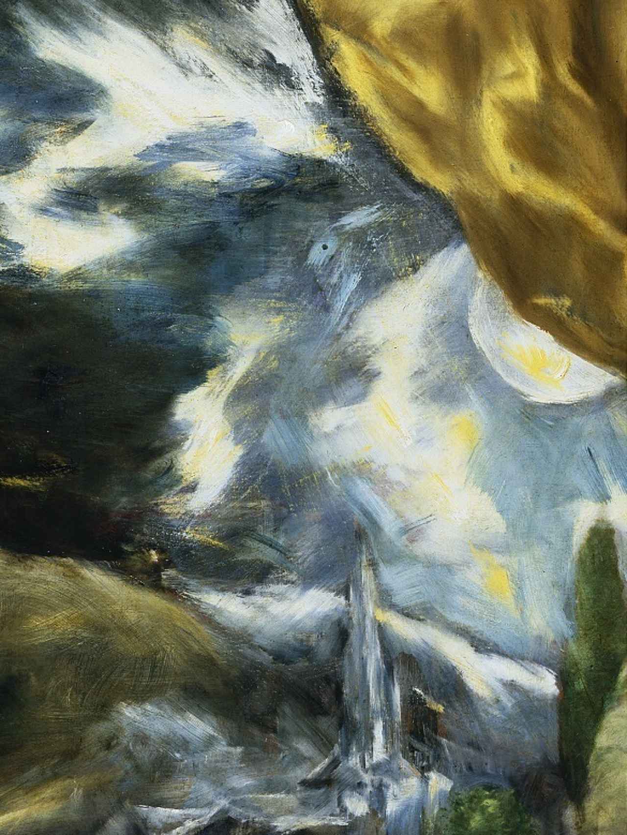 El paisaje de la Inmaculada Oballe, del Museo de la Santa Cruz.