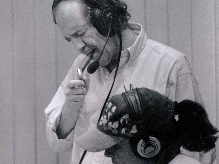 José María García en su estudio.