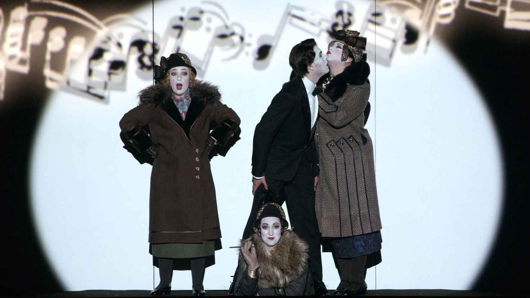 Escena de la ópera 'La flauta mágica'