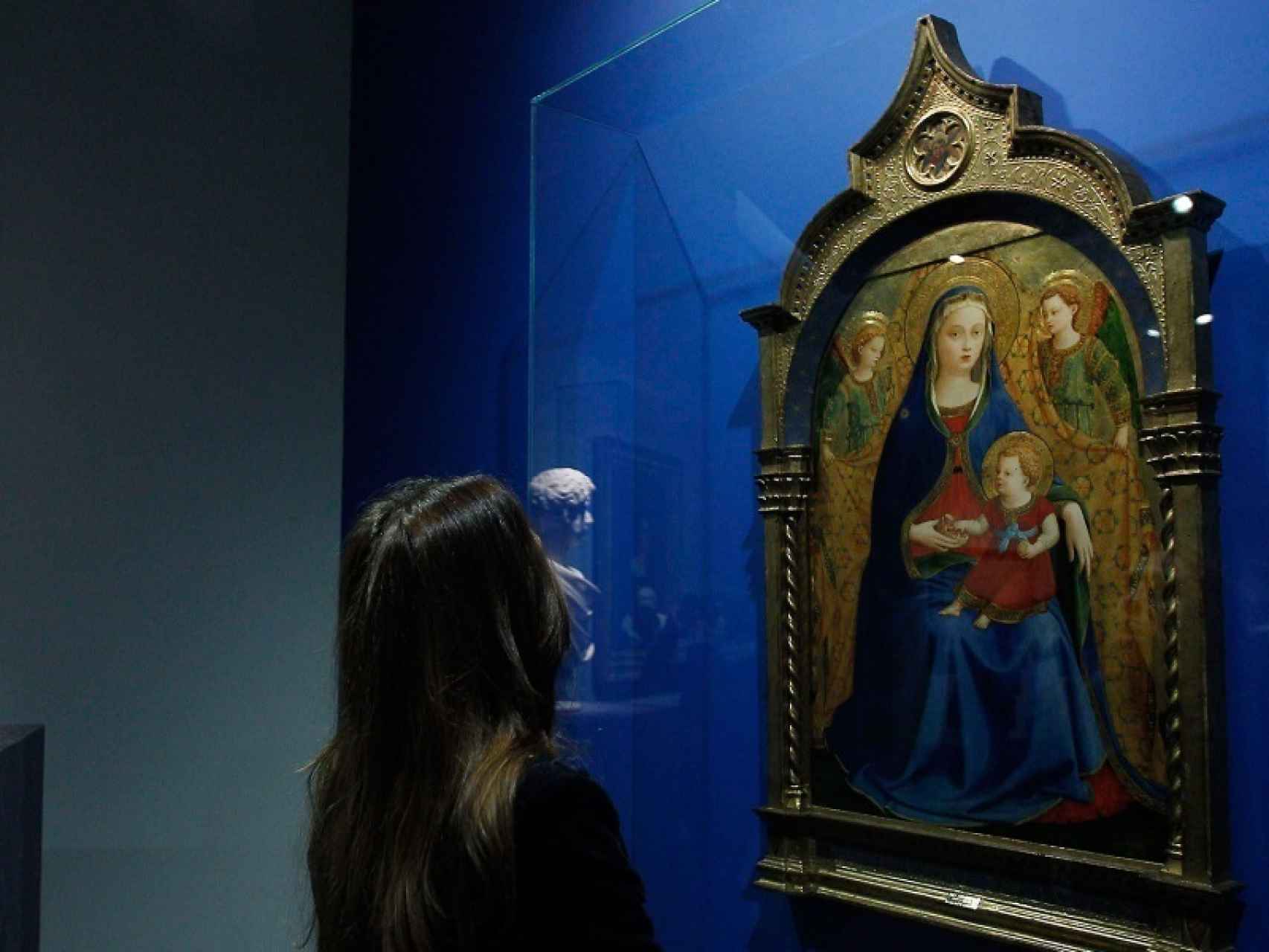 La joya de Fra Angelico durante su exposición en el CentroCentro Cibeles.