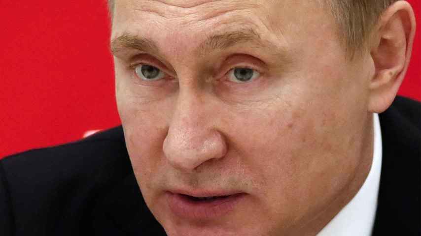 Vladimir Putin, en una comparecencia en el Kremlin