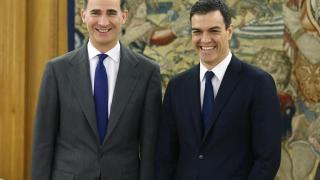 El rey Felipe VI recibe al secretario general del PSOE, Pedro Sánchez/Ángel Díaz/EFE