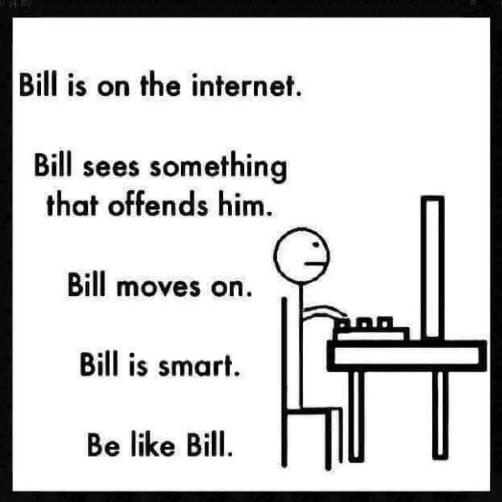 La primera encarnación de Bill en Reddit.