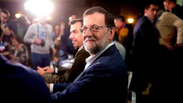 El presidente del Gobierno, Mariano Rajoy, durante la reunión de la Junta Directiva del PP de Córdoba.