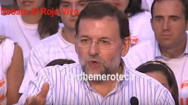 Pantallazo del vídeo en el que Rajoy le muestra su cariño a Alfonso Rus.