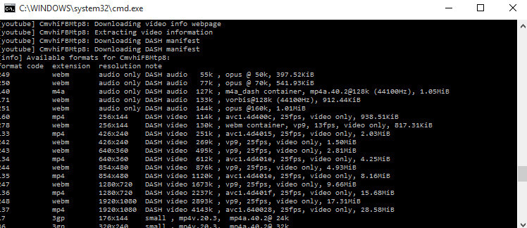 youtube-dl 5