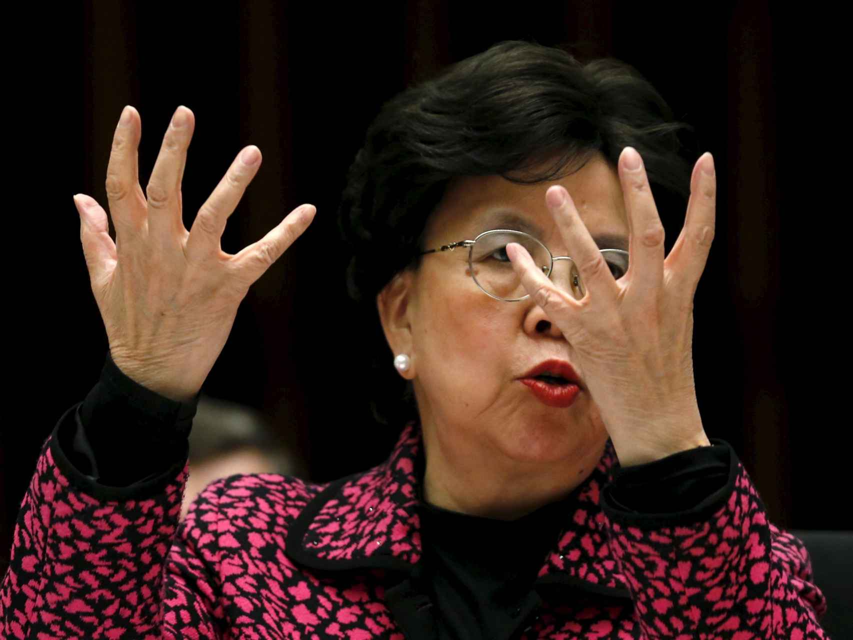 Margaret Chan, en la sesión sobre Zika.