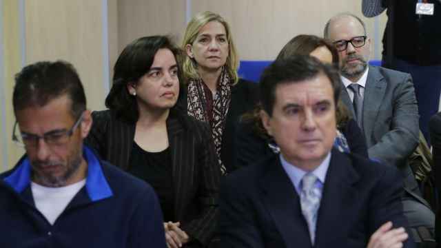 La infanta Cristina durante el juicio en el tribunal de Mallorca.