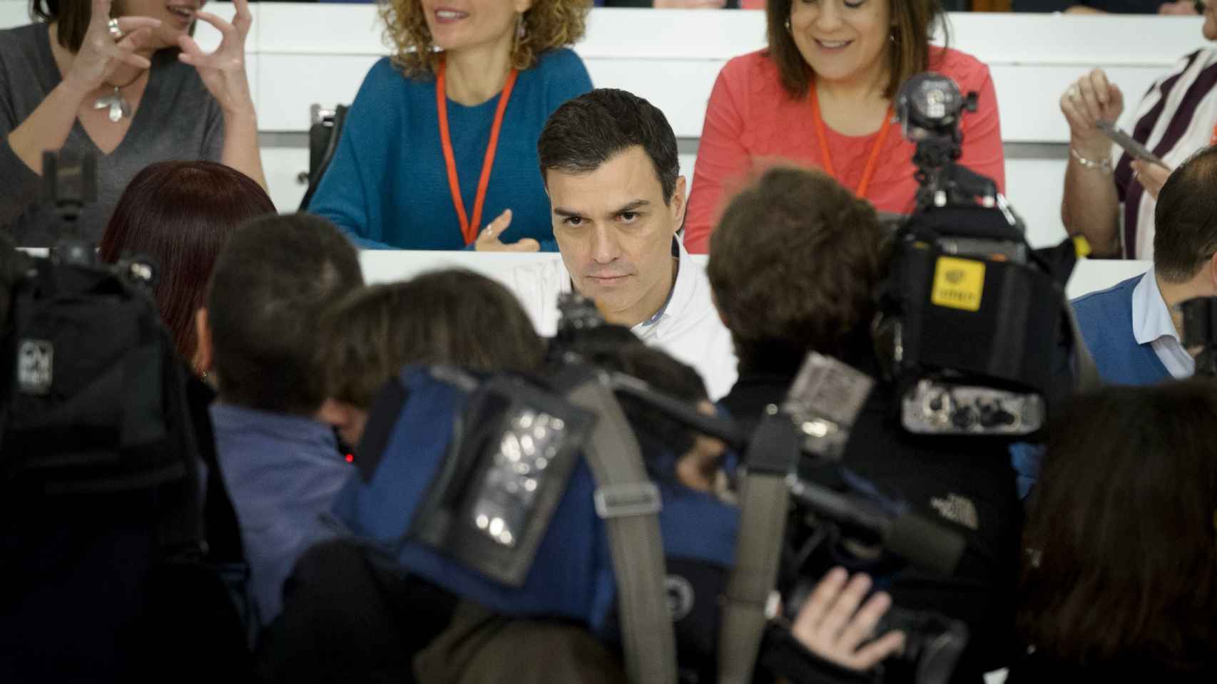 Pedro Sánchez, durante el Comité Federal del PSOE.