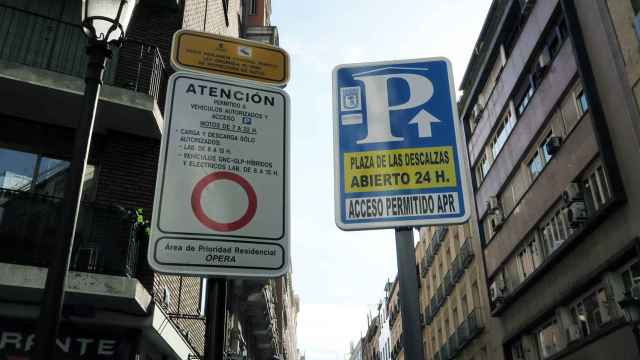 La nueva señal instalada en la calle Leganitos 24 en Madrid