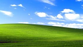 El famoso fondo de pantalla por defecto de Windows XP