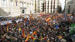 Con esta manifestación SCC quiere denunciar la grave situación política que, a su juicio, vive Cataluña.
