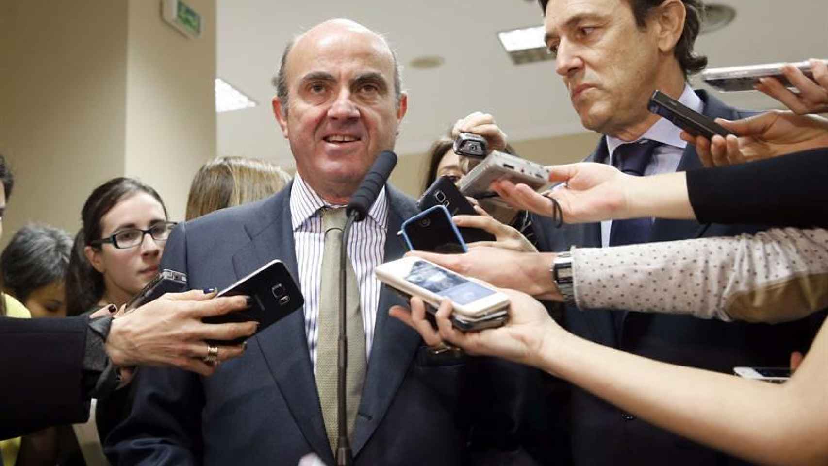 El ministro de Economía, Luis de Guindos/J. J. Guillén/EFE