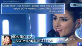 Acusan a TVE de estafa por engordar el precio de los SMS de 'Objetivo Eurovision'