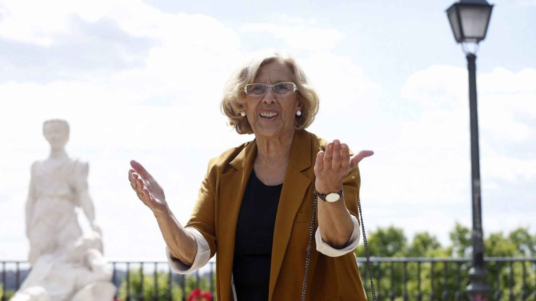 La alcaldesa de Madrid, Manuela Carmena.
