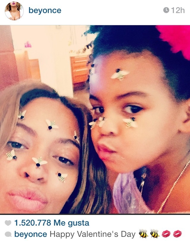 Beyoncé pasa San Valentín junto a su hija Blue Ivy