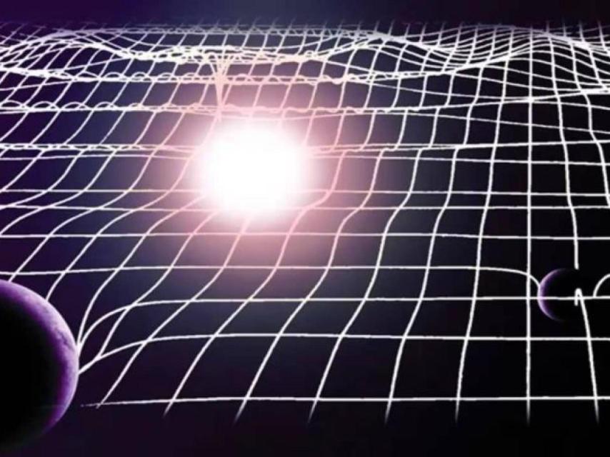 Recreación artística de una onda gravitacional.