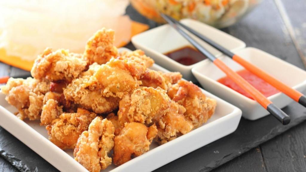 Pollo frito japonés, receta fácil paso a paso