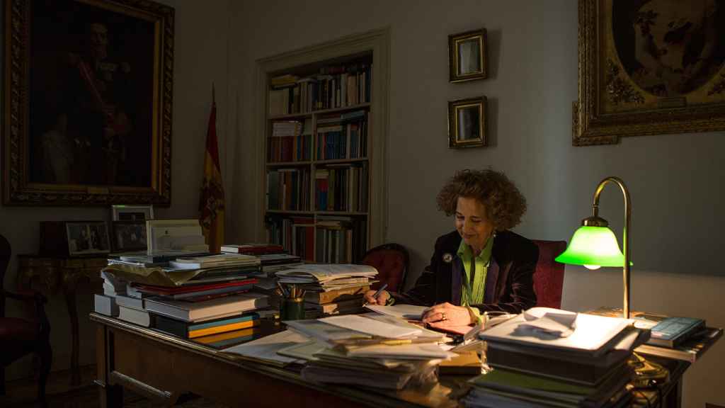 Carmen Iglesias en su despacho, en una foto de archivo.