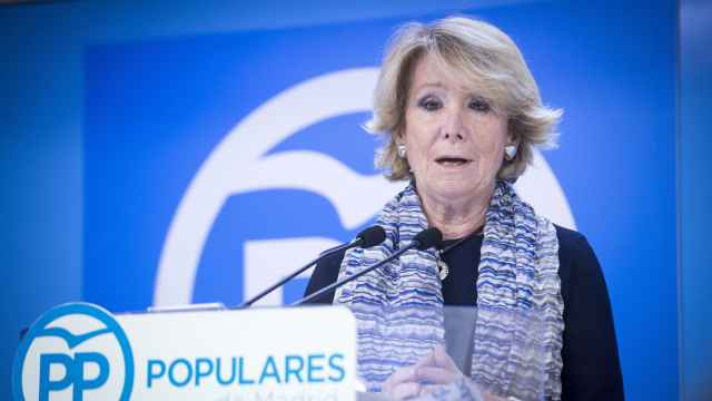La expresidenta del PP de Madrid, Esperanza Aguirre.