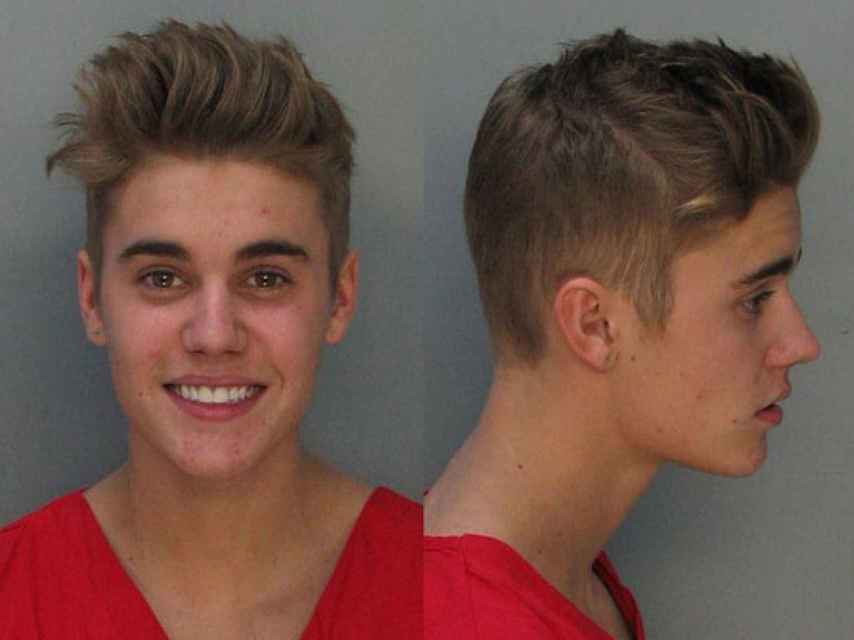 Justin Bieber durmió un día en la cárcel de Miami por conducir ebrio