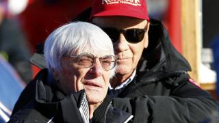 Bernie Ecclestone, en el paddock