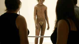 Representación de un neandertal.