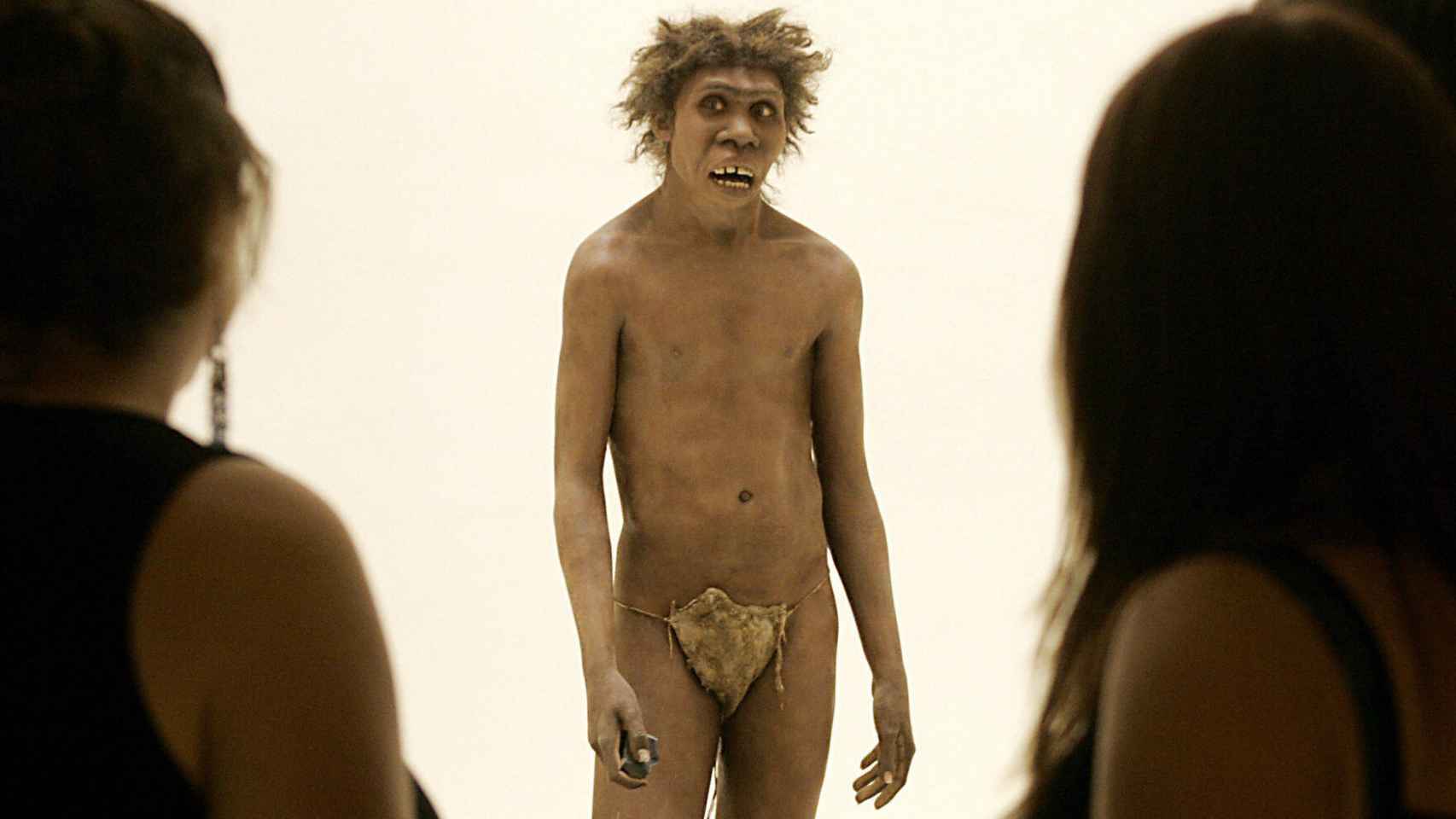 Representación de un neandertal.
